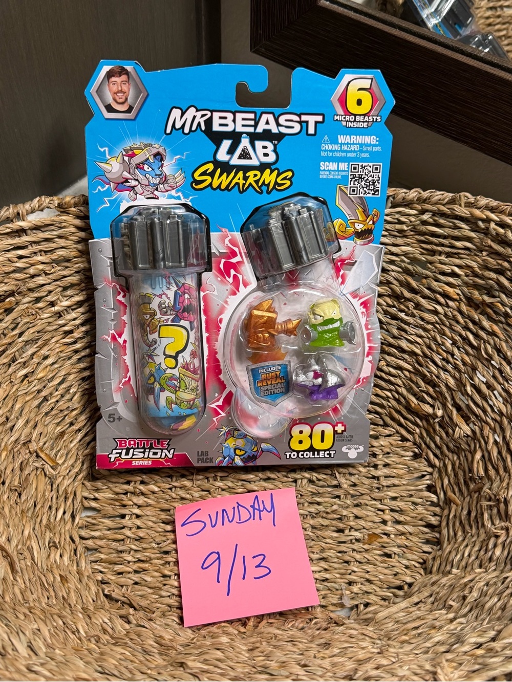 MrBeast Lab Swarms Battle Fusion 6 Micro Beasts Rust Reveal Lab Pack New